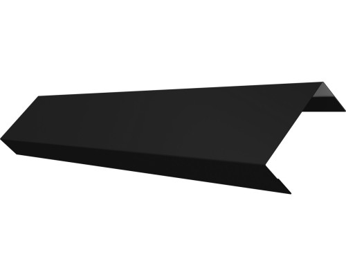 Ламель обратная 50 забора жалюзи Техас Гранд Лайн 0,5 Сатин матовый ТХ RAL 9005 черный